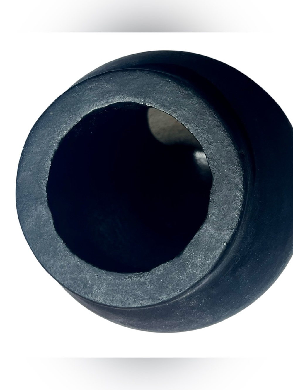 MINDI TERRACOTTA VASE Modern Matte Black Ceramic Vase by - Picture 4 of 6